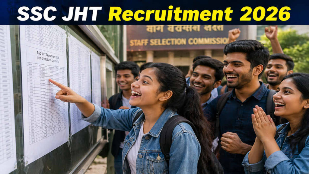 SSC JHT Recruitment 2026