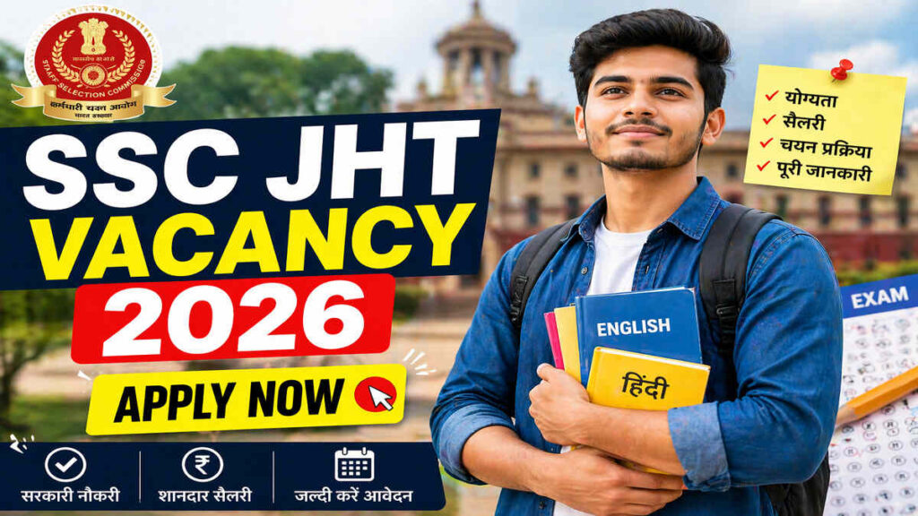 SSC JHT Recruitment 2026